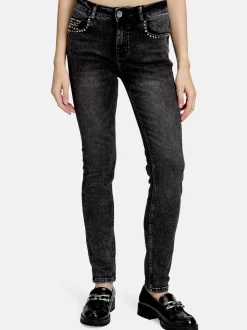 Betty Barclay Damen Jeans in grau denim