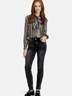 Betty Barclay Damen Jeans in grau denim