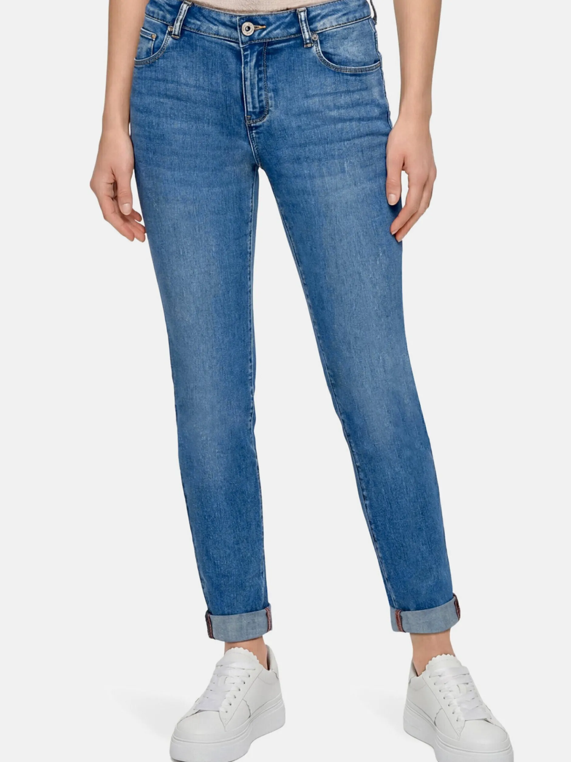 Betty Barclay Damen Jeans in medium stone