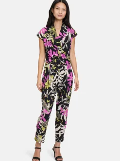 Betty Barclay Damen Jumpsuit in mehrfarbig schwarz