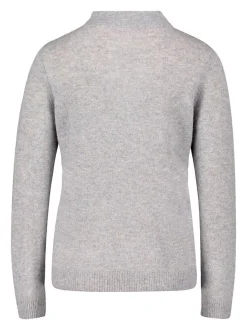 Betty Barclay Damen Kaschmir-Pullover in silber