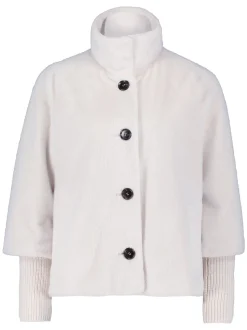Betty Barclay Damen Kunstfelljacke in ecru