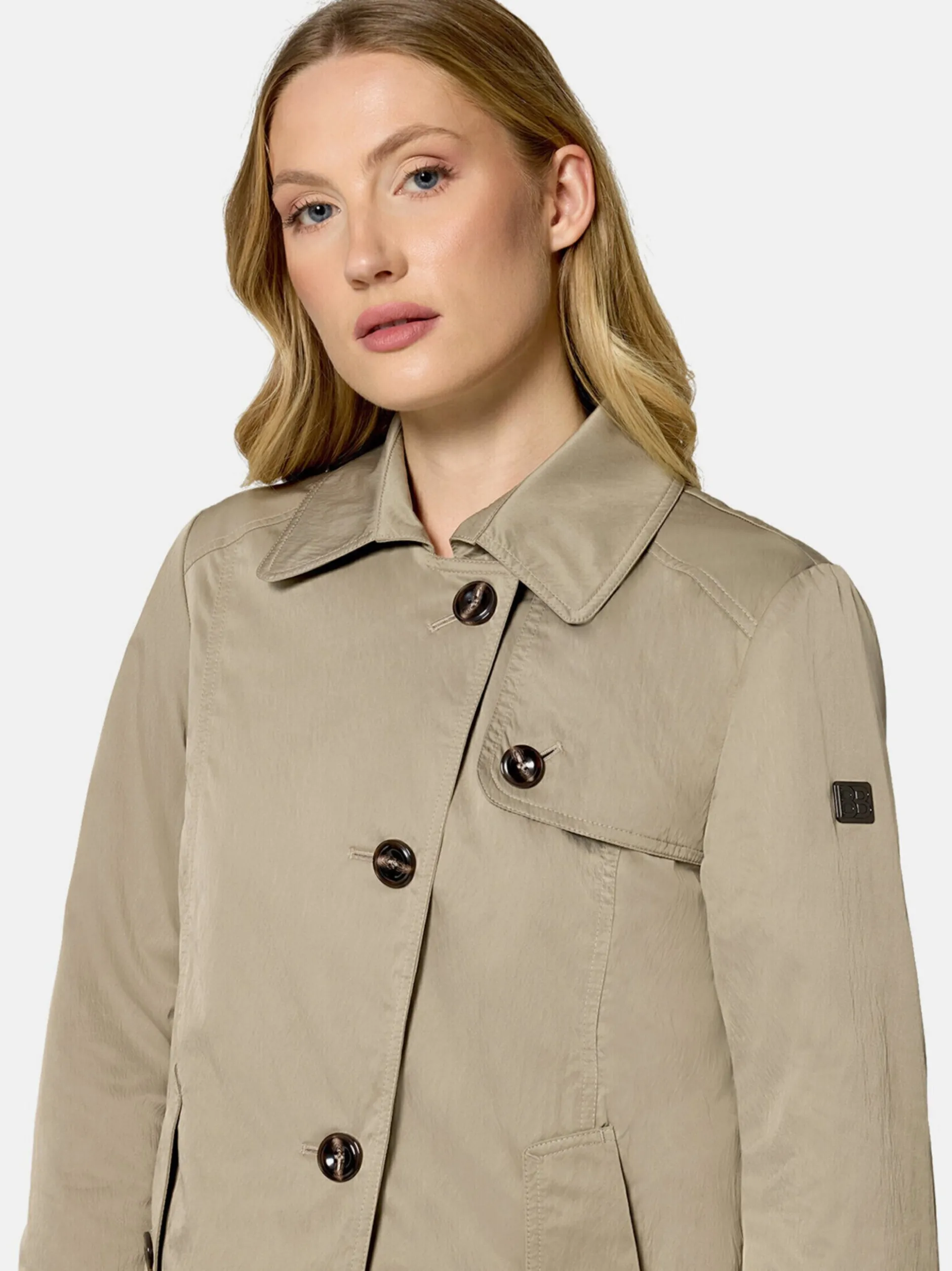 Betty Barclay Damen Kurzmantel in khaki
