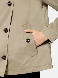 Betty Barclay Damen Kurzmantel in khaki