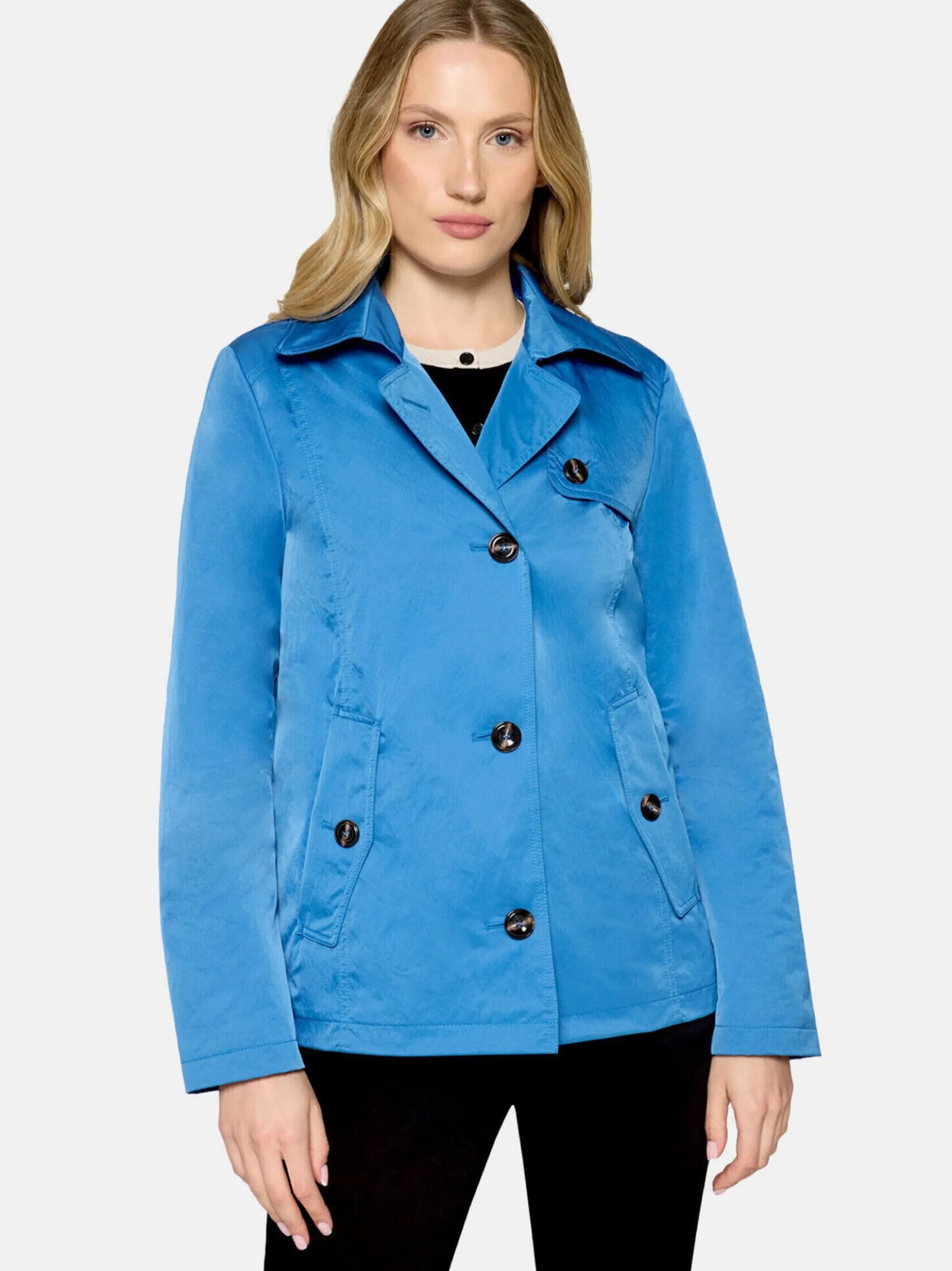 Betty Barclay Damen Kurzmantel in blau