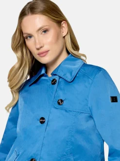 Betty Barclay Damen Kurzmantel in blau