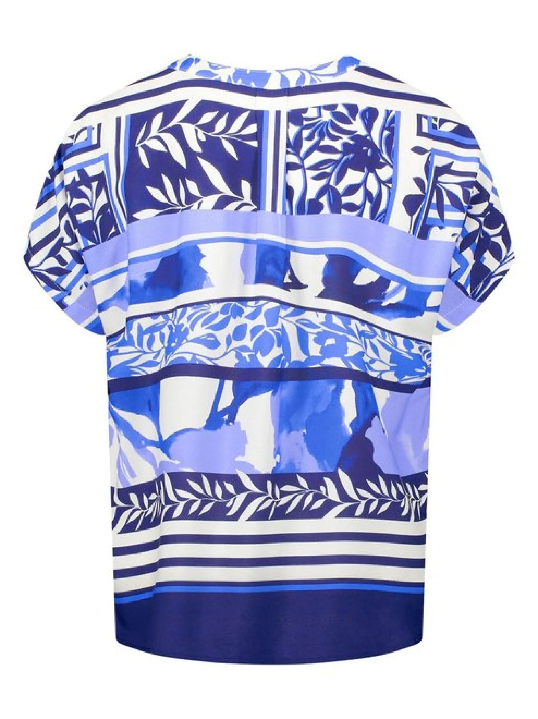Betty Barclay Damen Longbluse in hellblau mehrfarbig