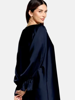 Betty Barclay Damen Midikleid in marine blau