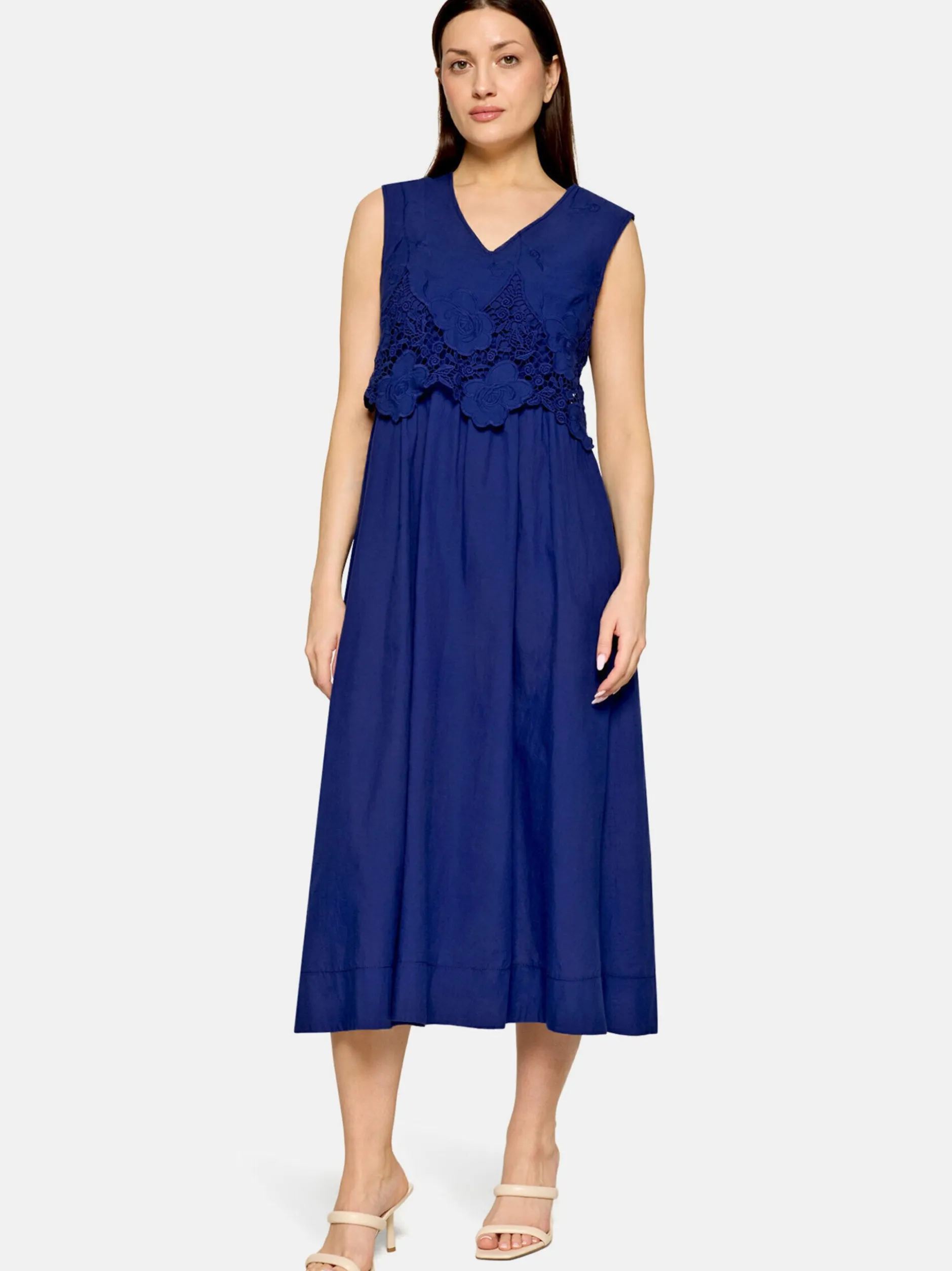 Betty Barclay Damen Midikleid in blau