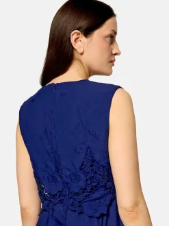 Betty Barclay Damen Midikleid in blau