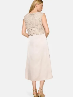 Betty Barclay Damen Midikleid in ecru
