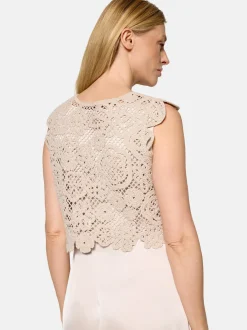 Betty Barclay Damen Midikleid in ecru