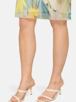 Betty Barclay Damen Midirock in mint mehrfarbig