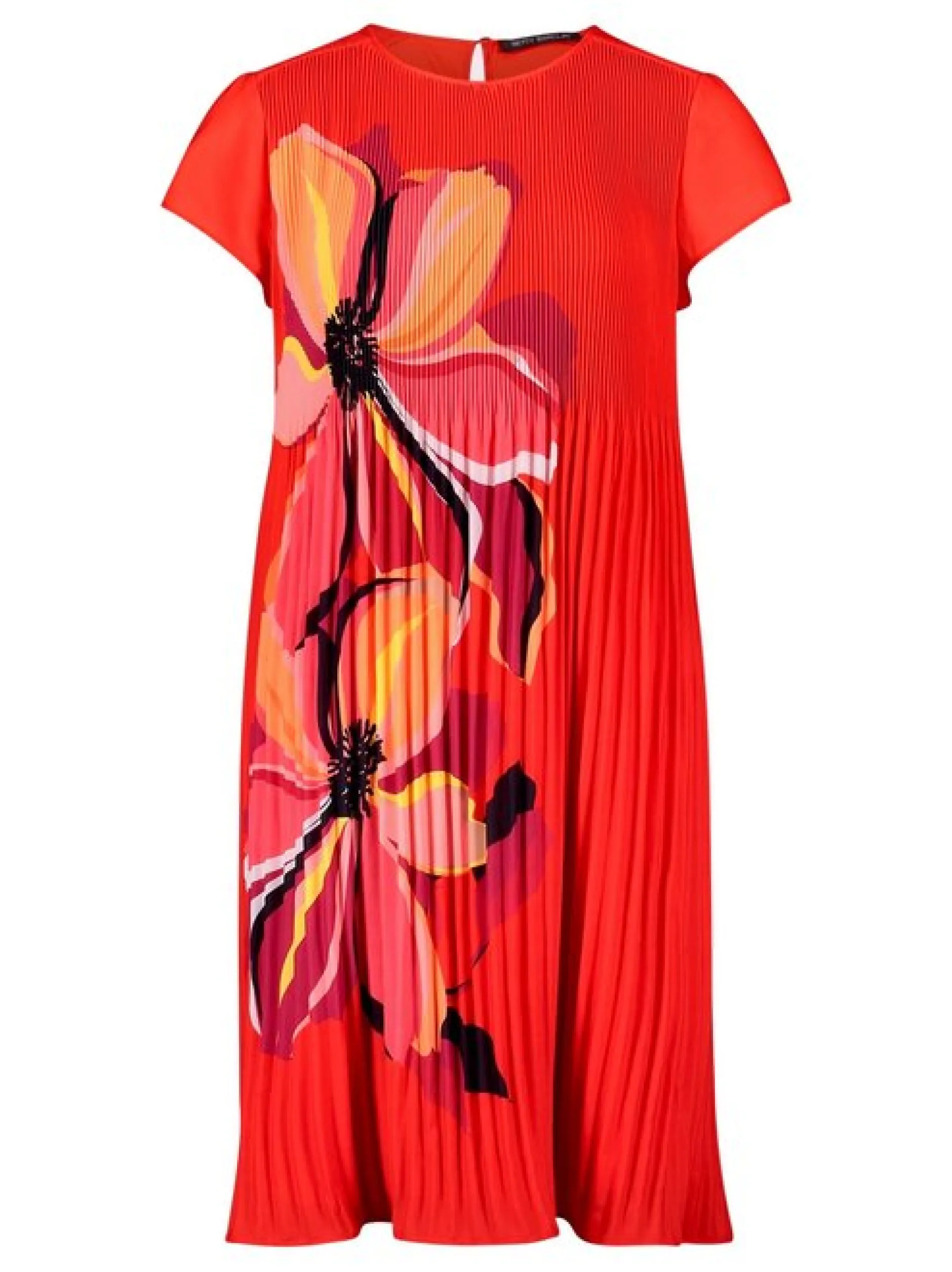 Betty Barclay Damen Plisseekleid in rot