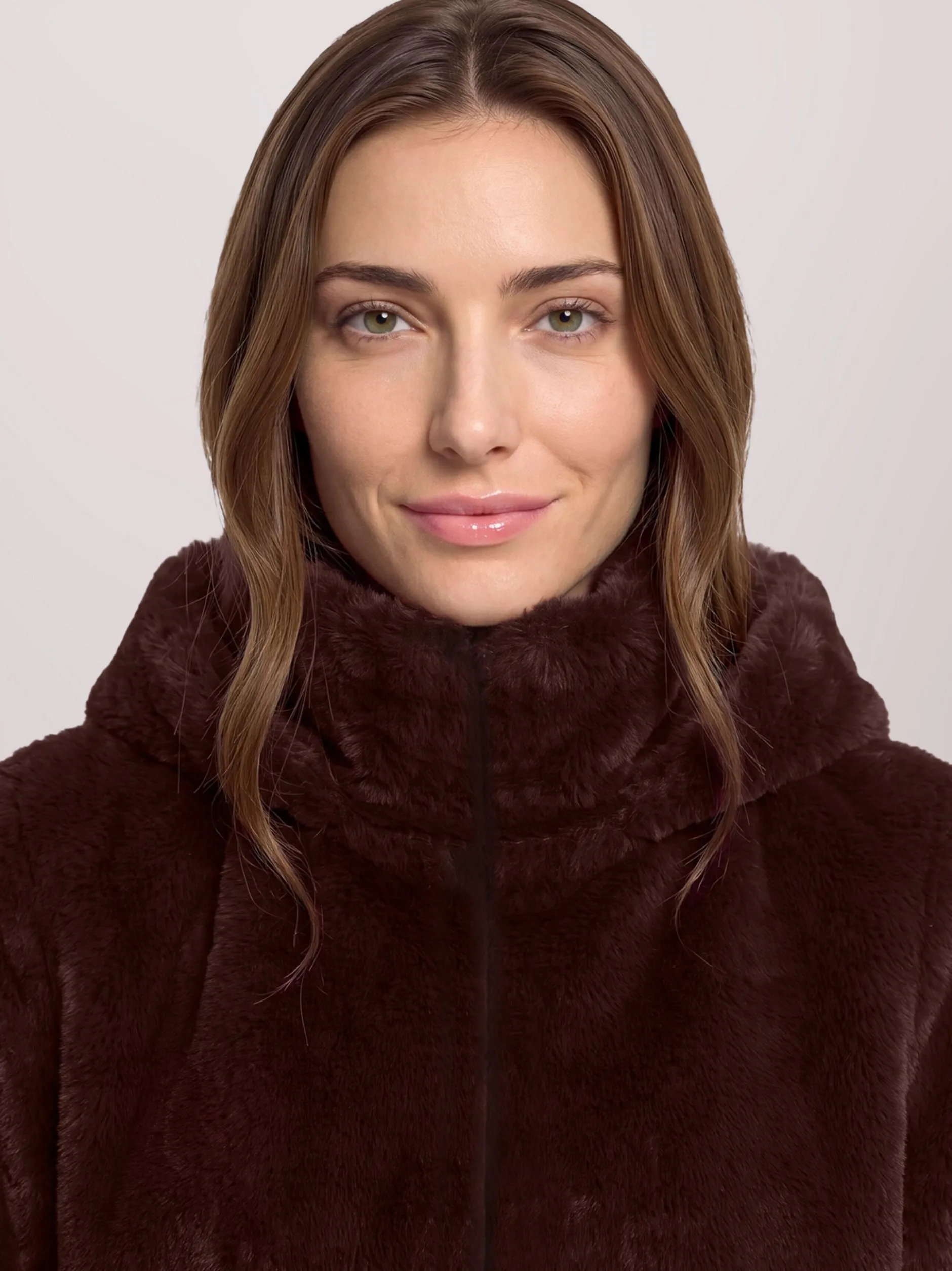 Betty Barclay Damen Plüschjacke in bordeaux