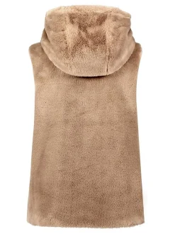 Betty Barclay Damen Plüschweste in braun