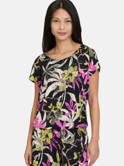 Betty Barclay Damen Printshirt in mehrfarbig schwarz