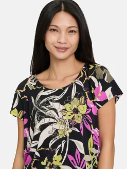 Betty Barclay Damen Printshirt in mehrfarbig schwarz