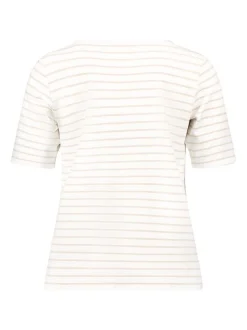 Betty Barclay Damen Ringelshirt in beige mehrfarbig