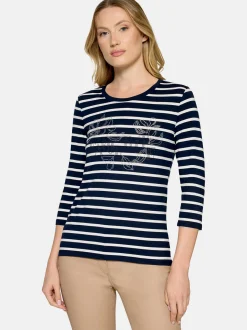 Betty Barclay Damen Ringelshirt in blau