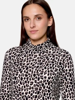 Betty Barclay Damen Rollkragenshirt in mehrfarbig beige