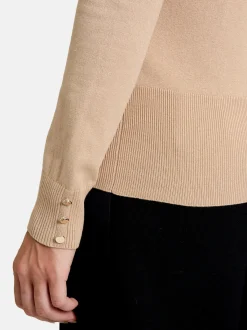 Betty Barclay Damen Rollkragenpullover in beige