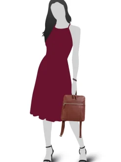 Betty Barclay Damen Rucksack in cognac