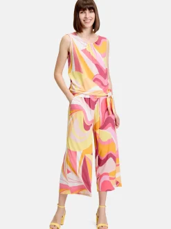 Betty Barclay Damen Rundhals-Shirt in mehrfarbig