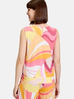 Betty Barclay Damen Rundhals-Shirt in mehrfarbig