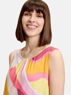 Betty Barclay Damen Rundhals-Shirt in mehrfarbig