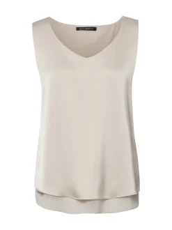 Betty Barclay Damen Satintop in beige - Ärmel: ohne Arm