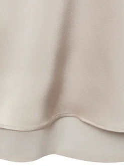 Betty Barclay Damen Satintop in beige - Ärmel: ohne Arm