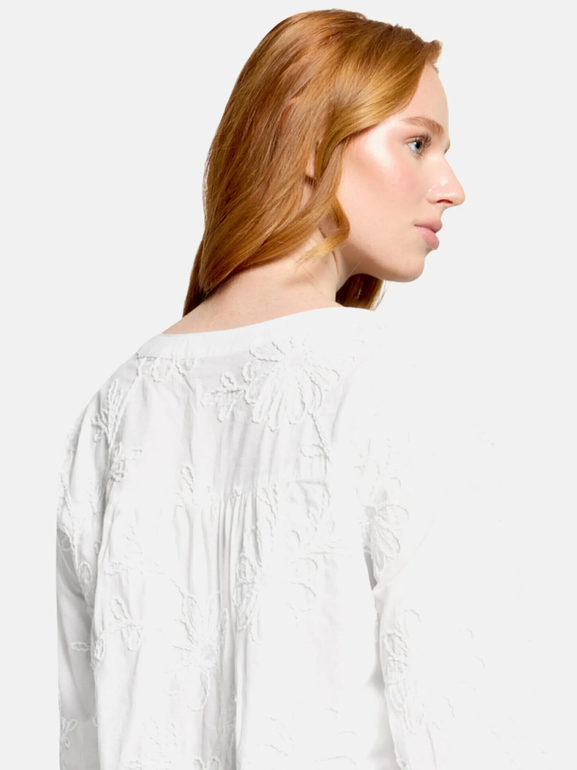 Betty Barclay Damen Schlupfbluse in weiß