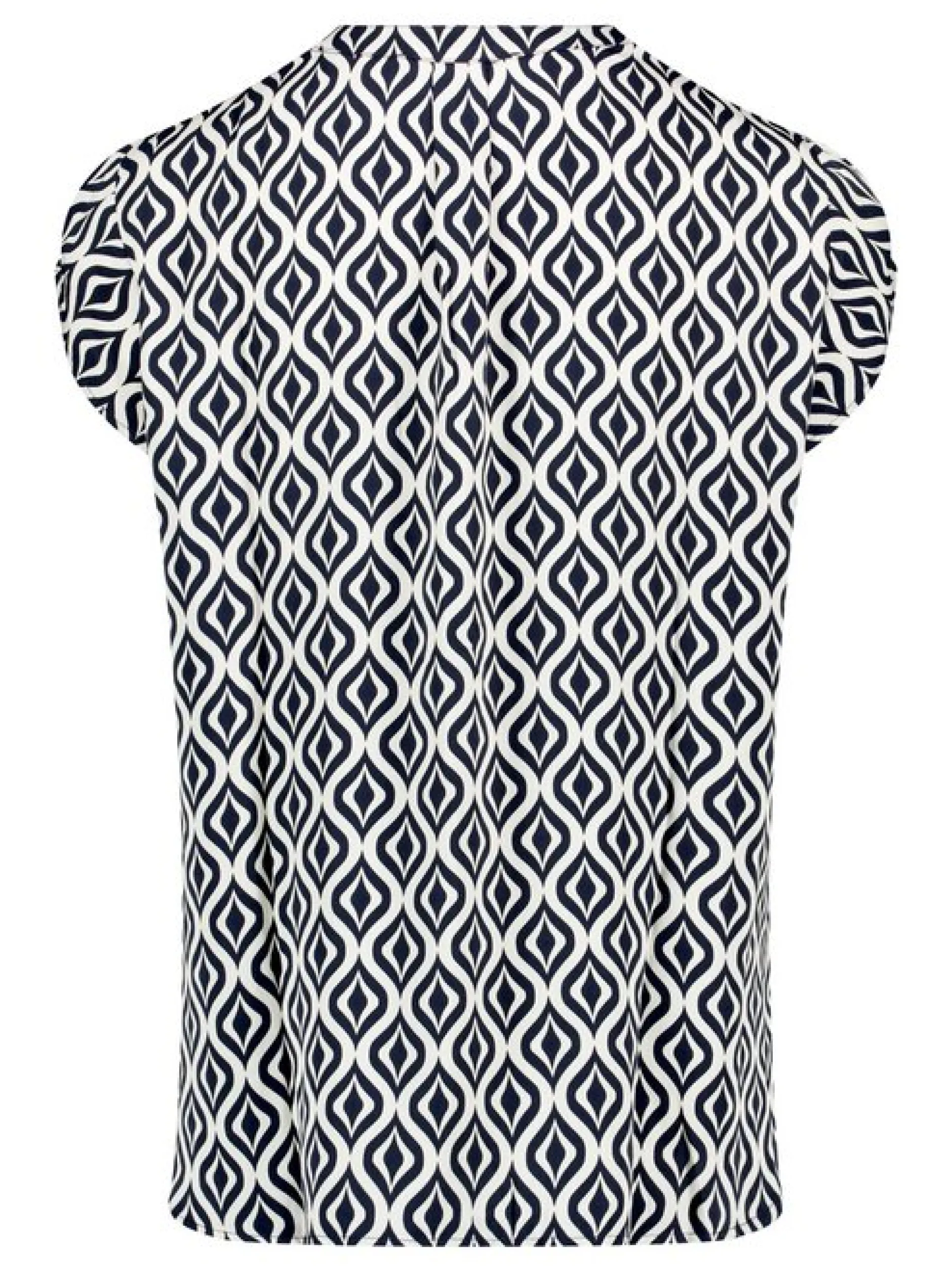 Betty Barclay Damen Schlupfbluse in blau mehrfarbig