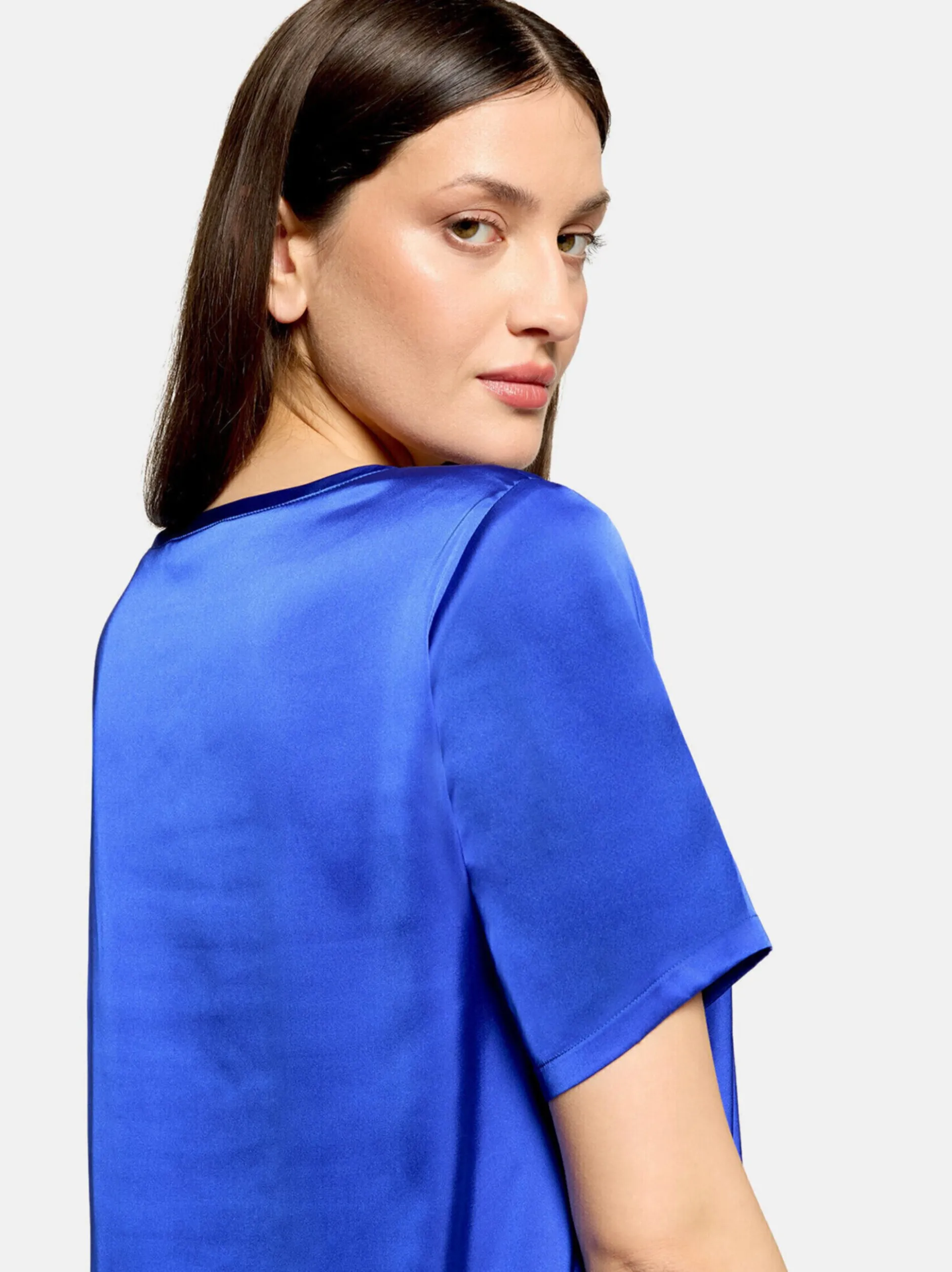 Betty Barclay Damen Schlupfbluse in blau