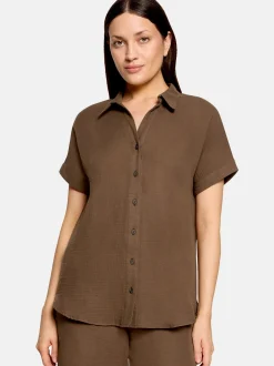 Betty Barclay Damen Schlupfbluse in braun