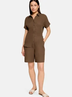Betty Barclay Damen Schlupfbluse in braun