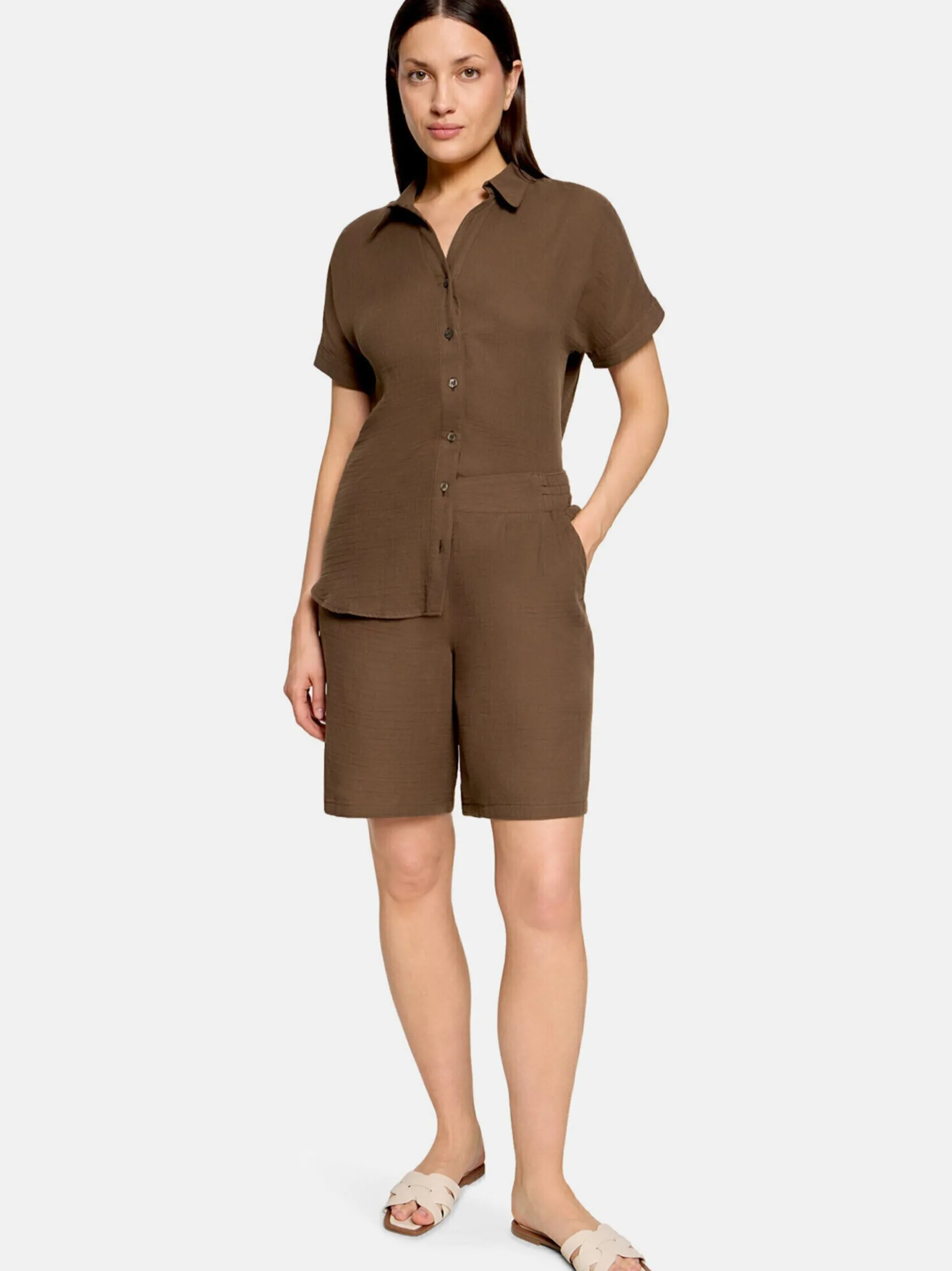 Betty Barclay Damen Schlupfbluse in braun