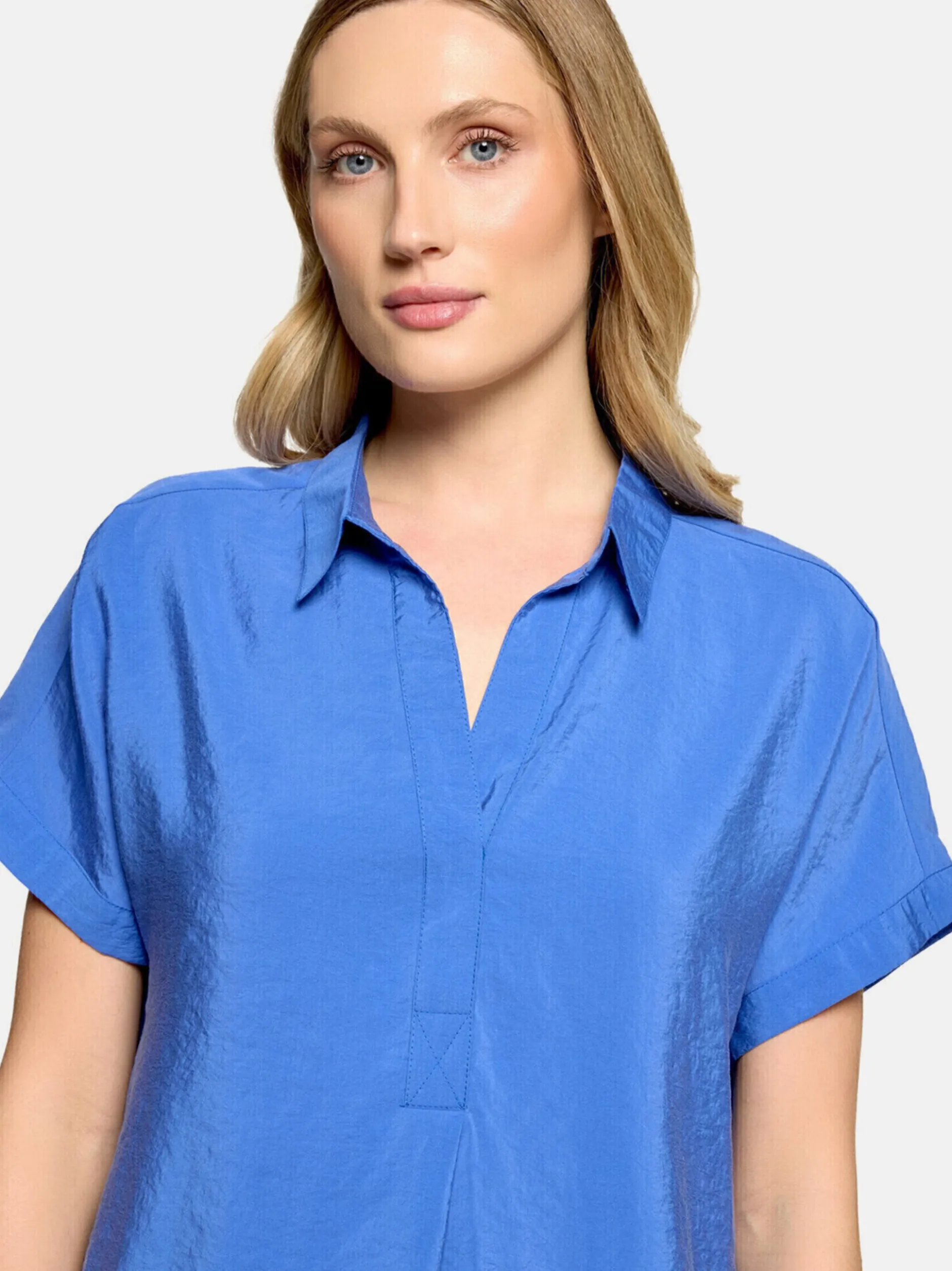 Betty Barclay Damen Schlupfbluse in blau