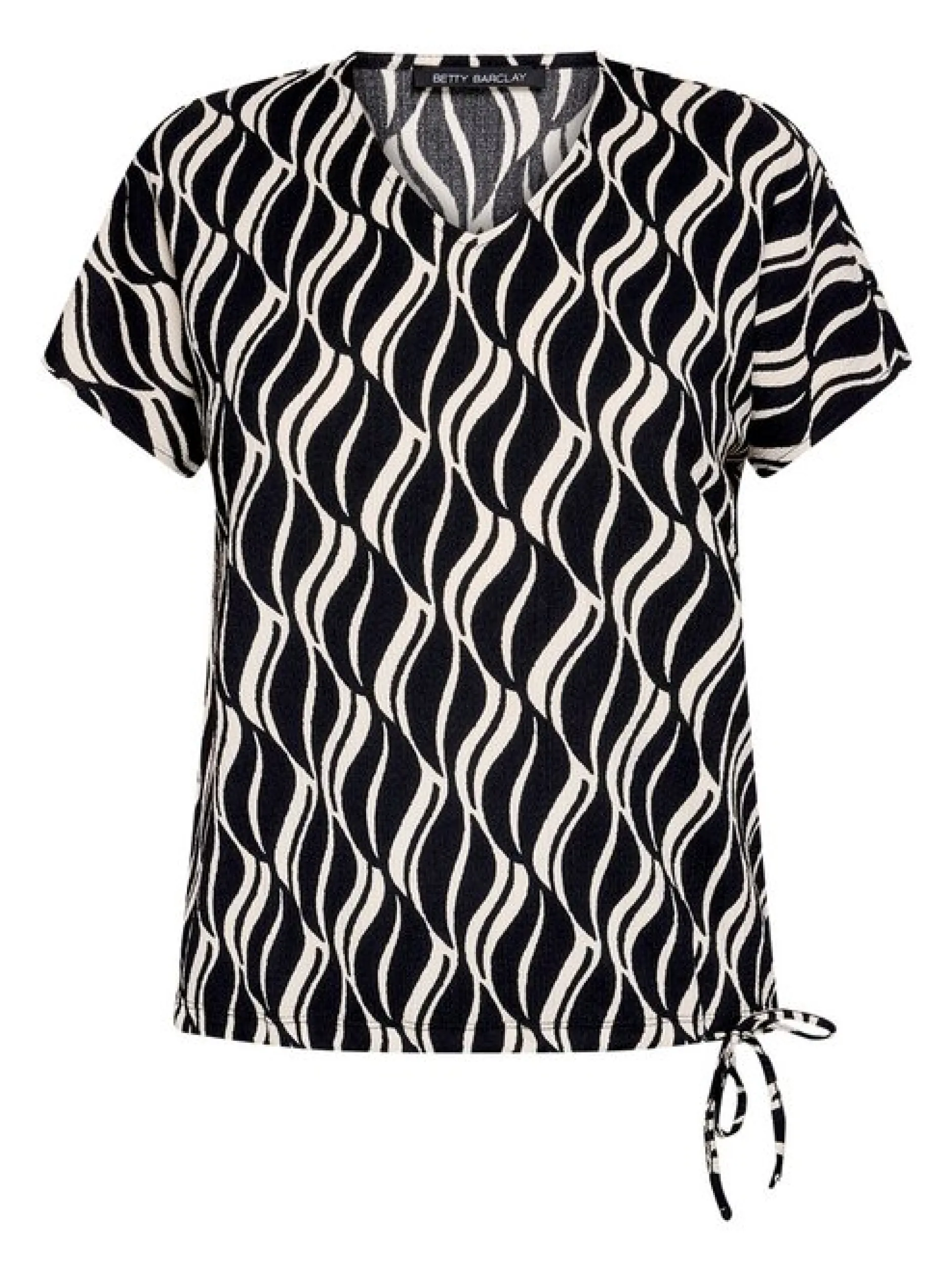 Betty Barclay Damen Shirt in schwarz mehrfarbig