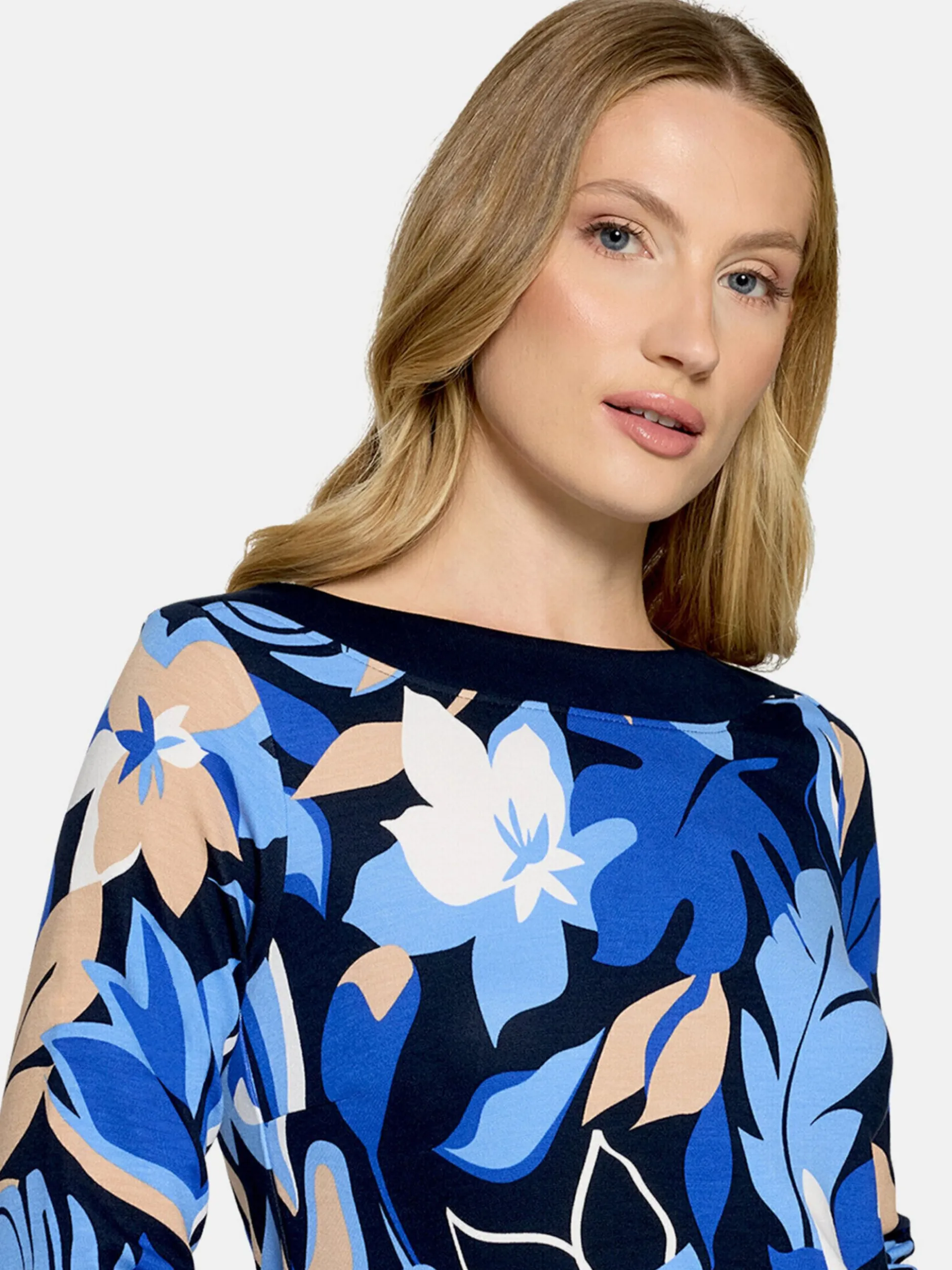 Betty Barclay Damen Shirtkleid in blau