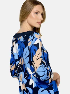 Betty Barclay Damen Shirtkleid in blau