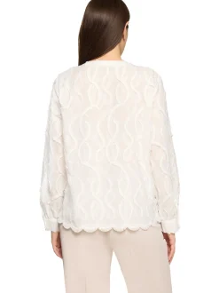 Betty Barclay Damen Spitzenbluse in weiß