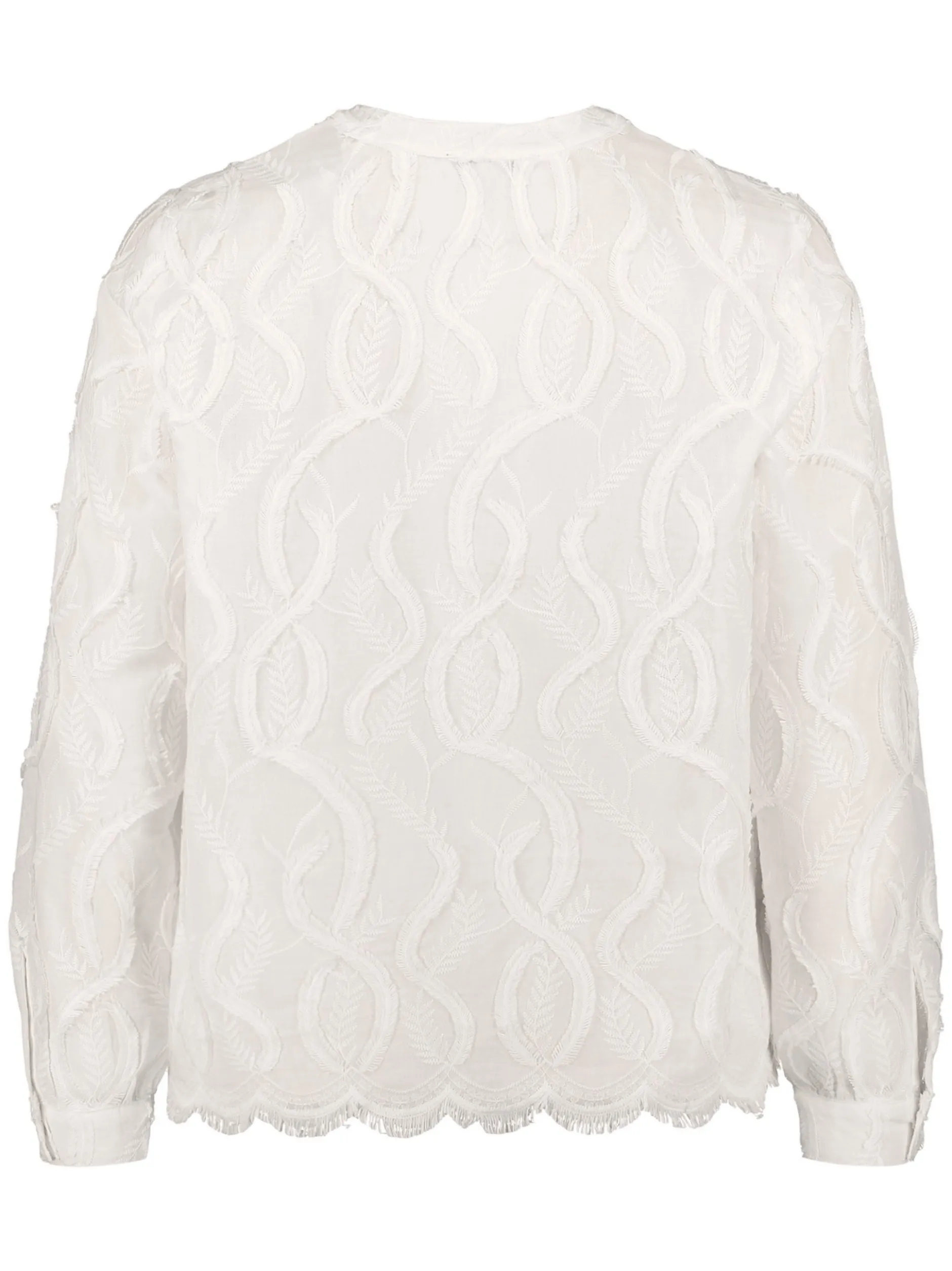 Betty Barclay Damen Spitzenbluse in weiß