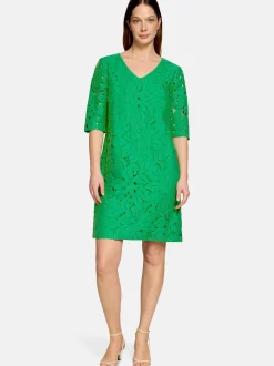Betty Barclay Damen Spitzenkleid in grün