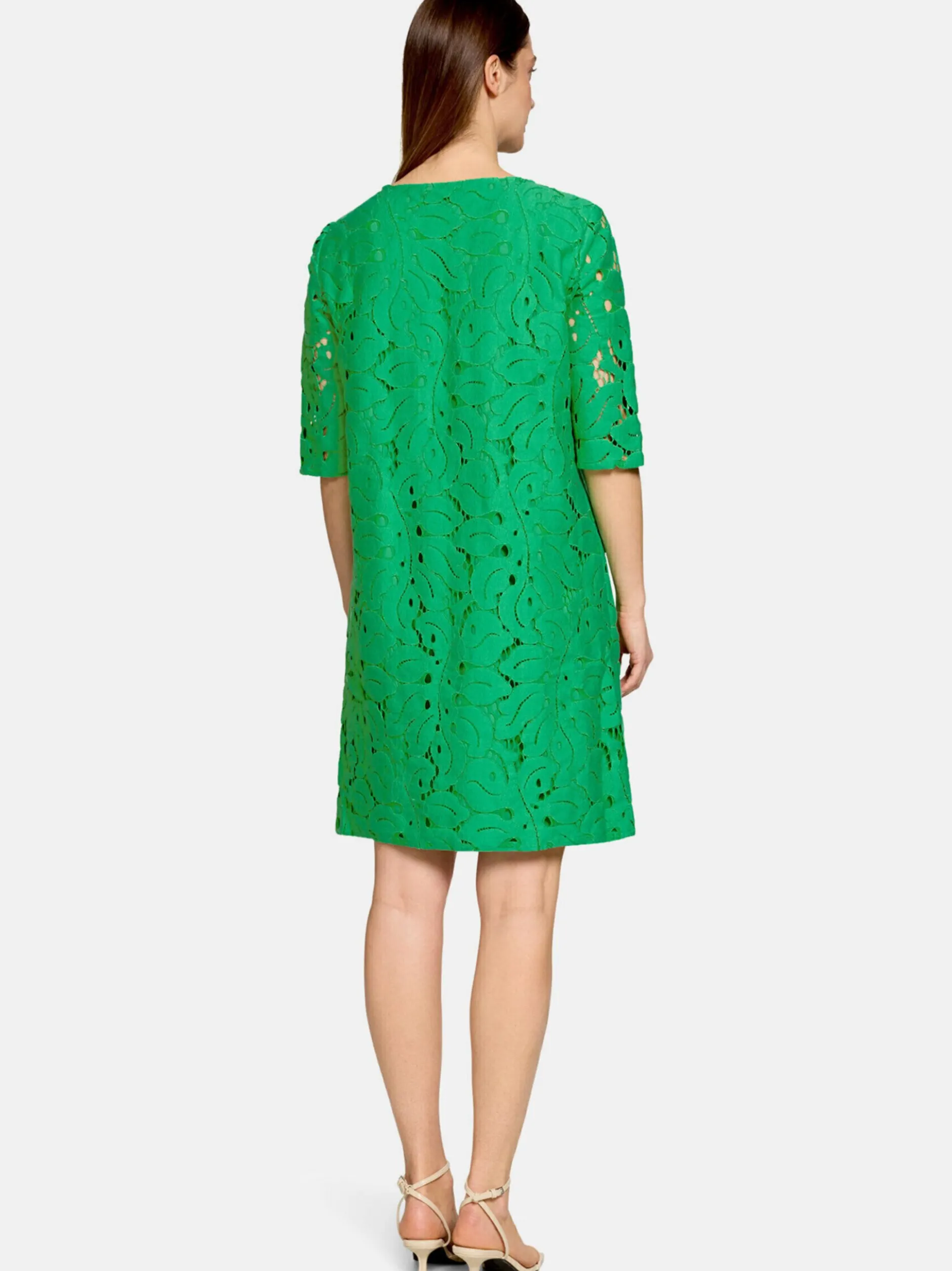 Betty Barclay Damen Spitzenkleid in grün