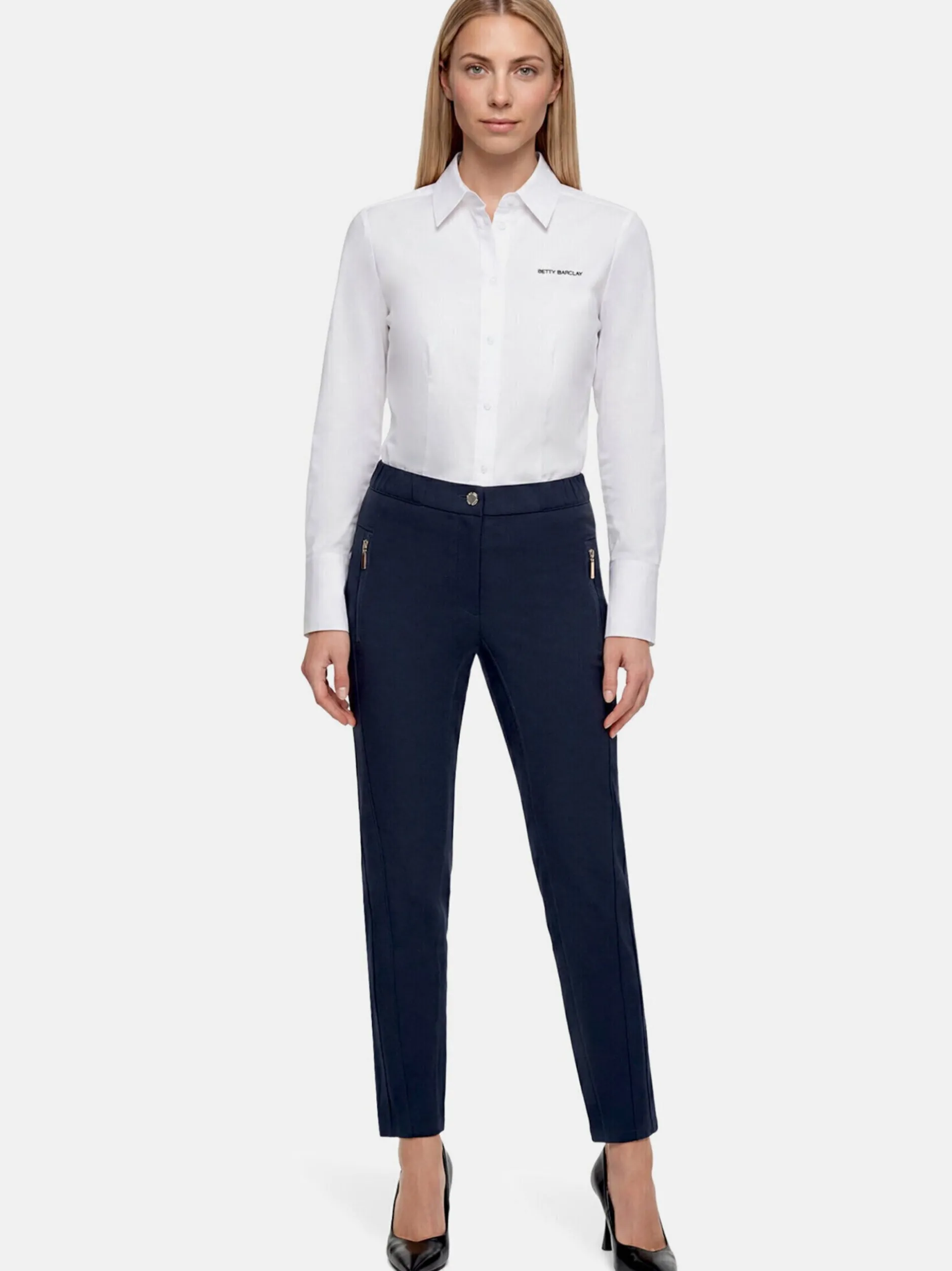 Betty Barclay Damen Stretch-Hose in marine royal