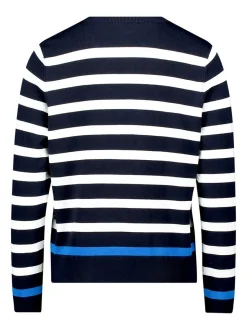Betty Barclay Damen Strickjacke in marine mehrfarbig