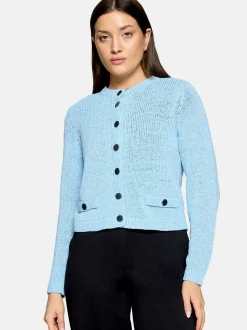 Betty Barclay Damen Strickjacke in hellblau