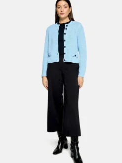 Betty Barclay Damen Strickjacke in hellblau